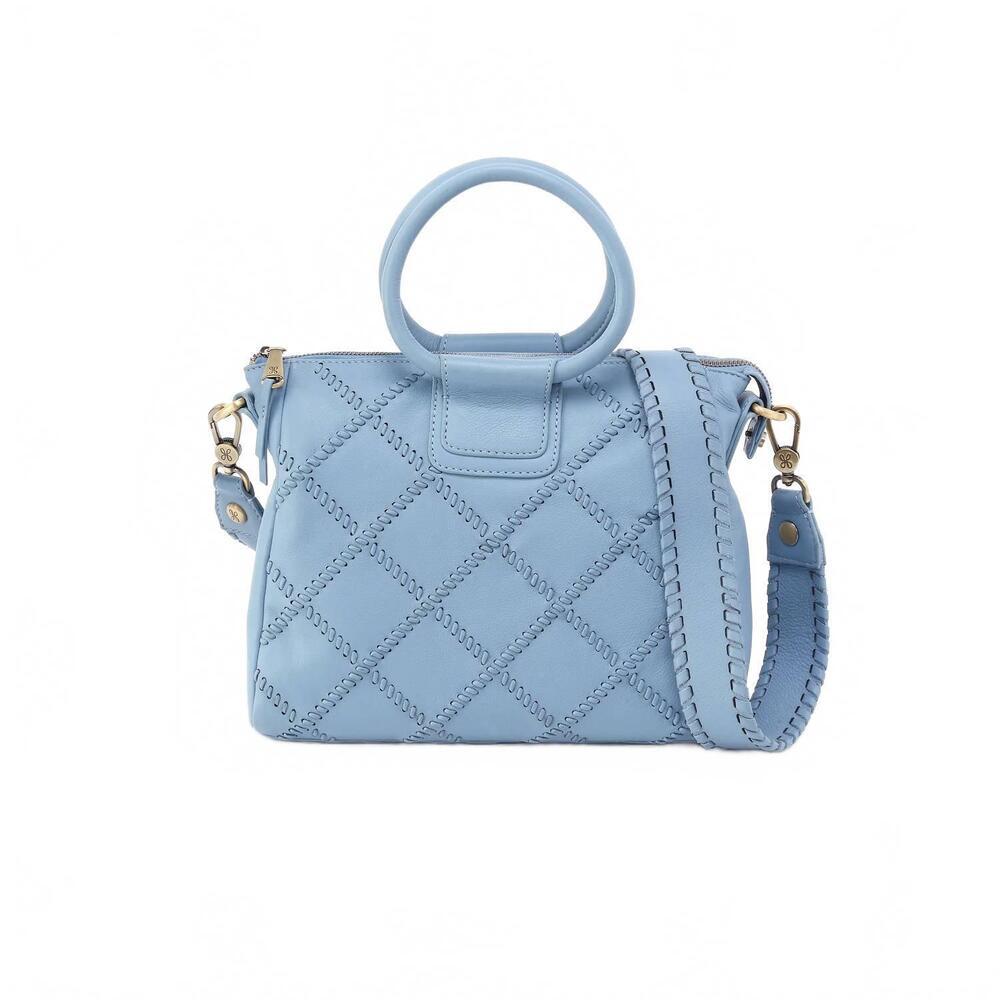 NEW HOBO sheila medium satchel bag in bluebell